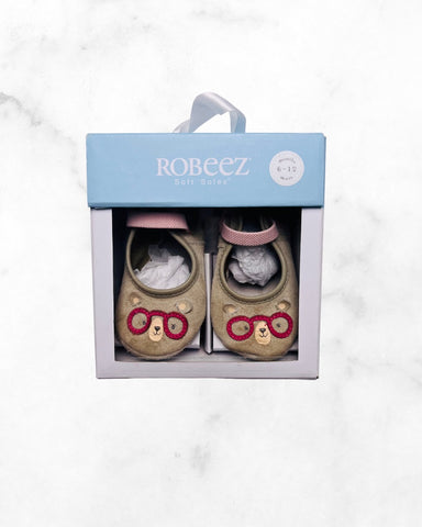 robeez ♡ 6-12 mo ♡ soft sole bear shoes