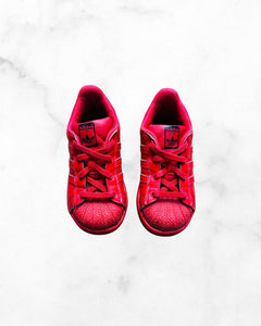 adidas ♡ 9 ♡ red superstar low