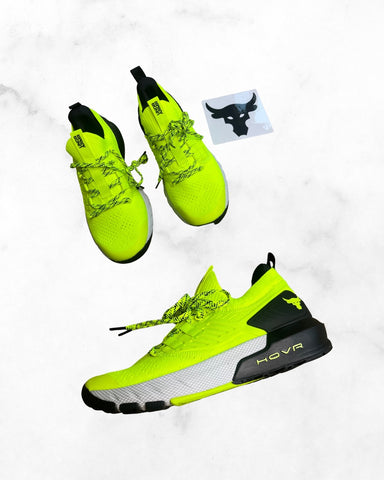 underarmour ♡ 5.5 ♡ neon project rock 3