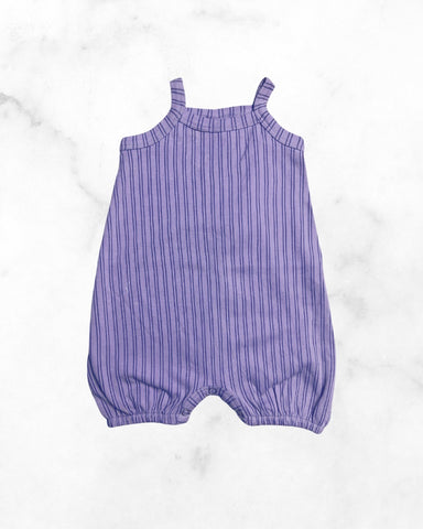 kate quinn ♡ 3-6 mo ♡ purple striped tank romper