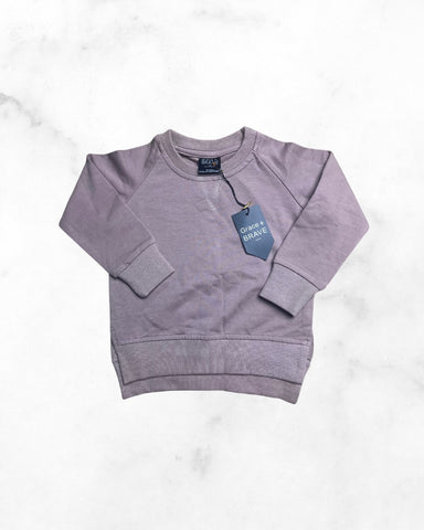 grace & brave ♡ 6-12 mo ♡ brown light weight crewneck sweatshirt