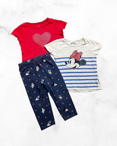 gap x disney ♡ 4t ♡ stars & stripes minnie mouse tee bundle