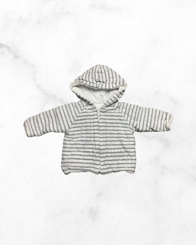 zara ♡ 1-3 mo ♡ striped zip jacket