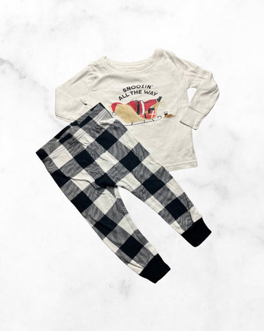 old navy ♡ 18-24 mo ♡ snoozin' all the way pj set