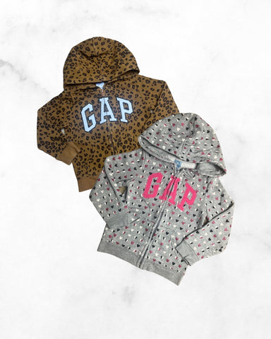 gap ♡ 4t ♡ cheetah heart logo hoodie bundle