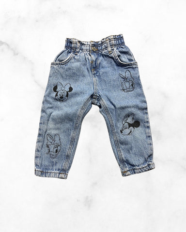 zara x disney ♡ 12-18 mo ♡ daisy & minnie vintage denim
