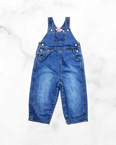 gymboree ♡ 12-18 mo ♡ piggy pocket denim overalls