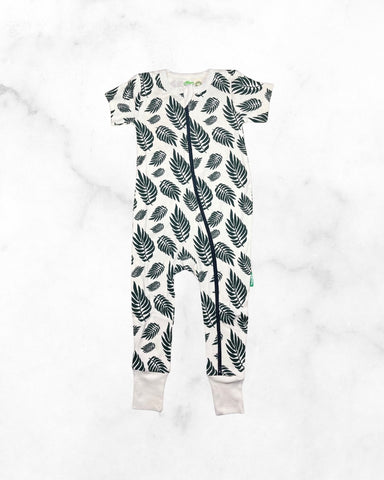 parade organics ♡ 2t ♡ palm leaf sleep romper