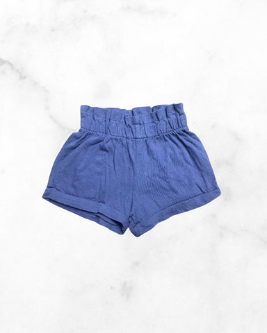 mini mioche ♡ 3-6 mo ♡ grey purple scrunch waist shorts