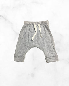 mini mioche ♡ 3-6 mo ♡ grey jersey joggers