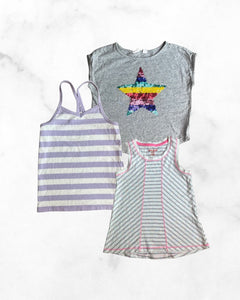 gap/joe fresh/cat&jack ♡ 4t ♡ striped & star shirt bundle