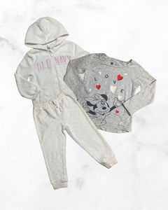 gap x disney/old navy ♡ 4t ♡ minnie mouse heart fleece set