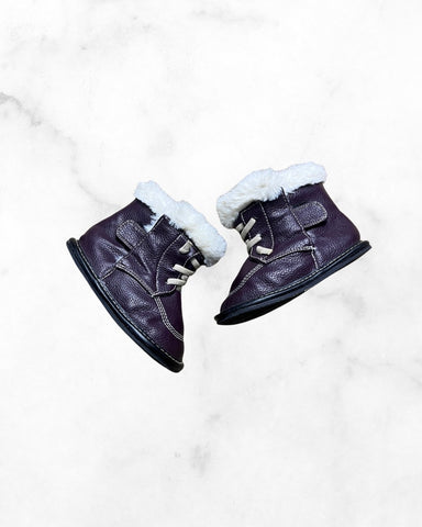 jack & lily ♡ 8 ♡ purple fur lined boots