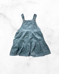zara ♡ 18-24 ♡ teal cord tiered jumper