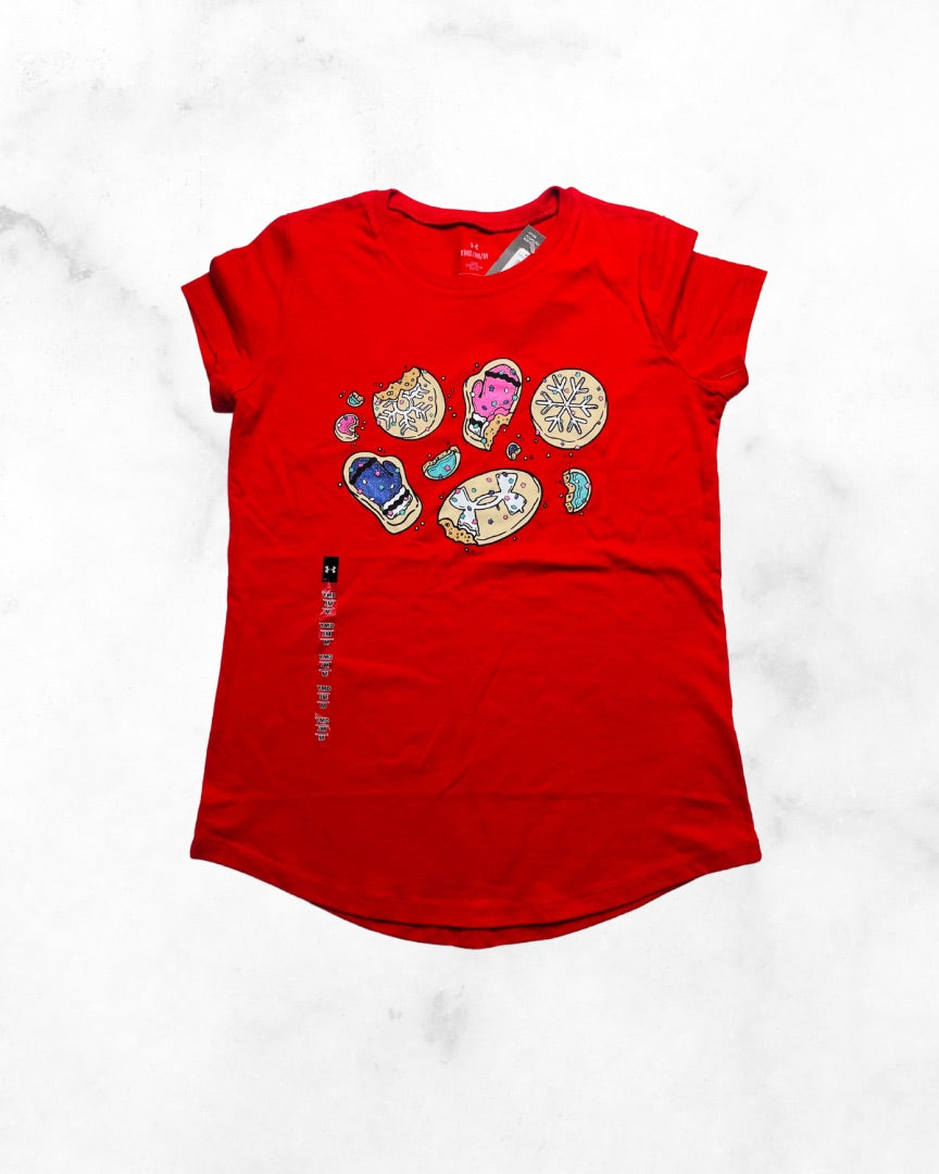 underarmour ♡ 10-12 ♡ christmas cookie tee