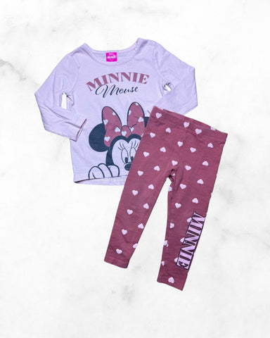 diney ♡ 2t ♡ minnie mouse heart set
