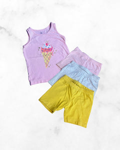 gap ♡ 4t ♡ ice cream tank & shorts bundle