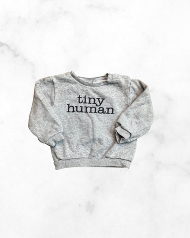 indigo ♡ 18-24 mo ♡ tiny human crewneck sweatshirt