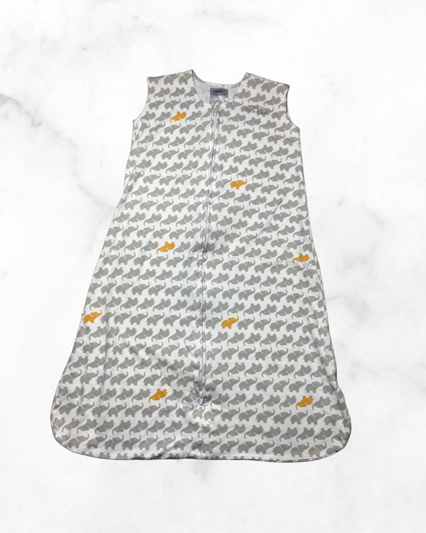 halo ♡ 12-18mo ♡ elephant cotton sleep sack