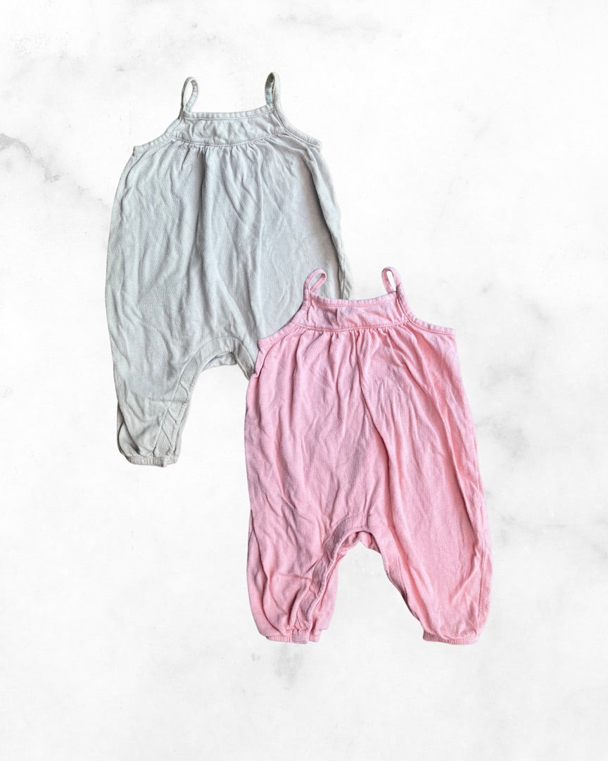 old navy ♡ 3-6 mo ♡ spaghetti strap romper bundle