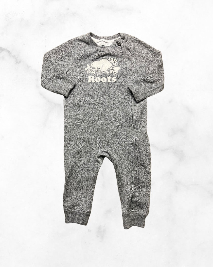roots ♡ 12-18 mo ♡ salt & pepper romper