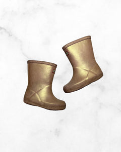 hunter ♡ 6 ♡ metallic pink rain boot