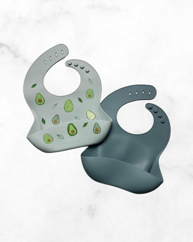 loulou lollipop ♡ o/s ♡ silicone avocado bib bundle