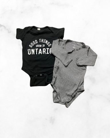 rabbit skins/carters ♡ 6 mo ♡ good things grow in ontario bundle