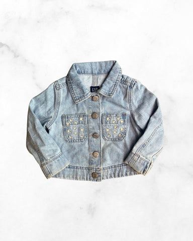 gap ♡ 2t ♡ light denim daisy jean jacket