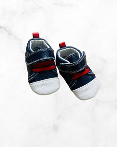 jack & lily ♡ 0-6 mo ♡ navy moc sneakers