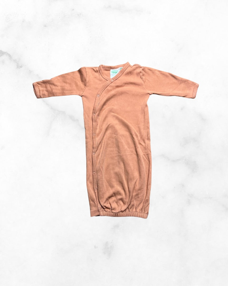 parade organics ♡ 3-6 mo ♡ orange sleep gown