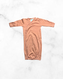 parade organics ♡ 3-6 mo ♡ orange sleep gown