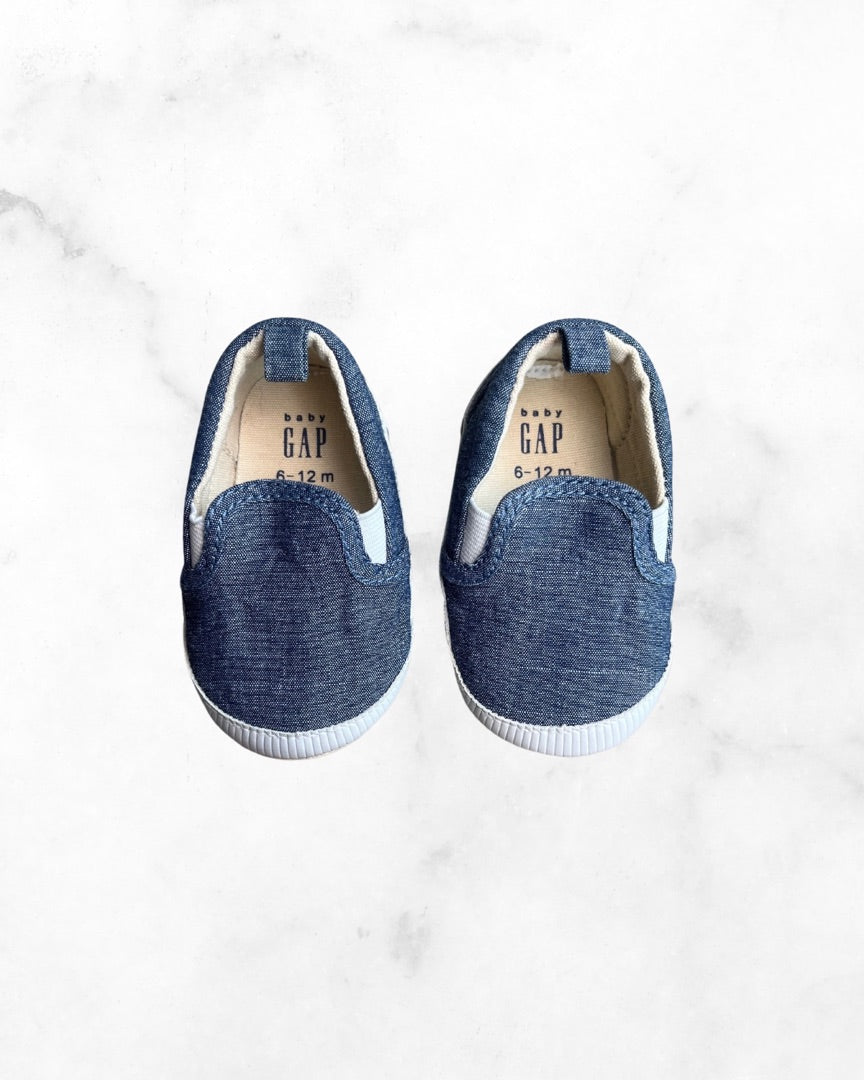 gap ♡ 6-12 mo ♡ soft sole denim shoes