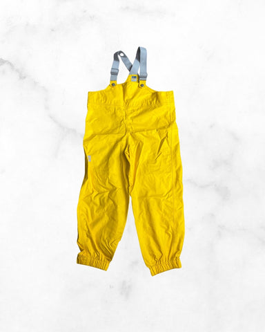 mec ♡ 6 ♡ yellow rain bib pants with suspenders