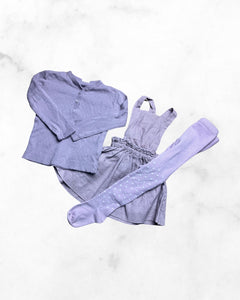 june isle/h&m ♡ 1-2y ♡ slate purple jumper set