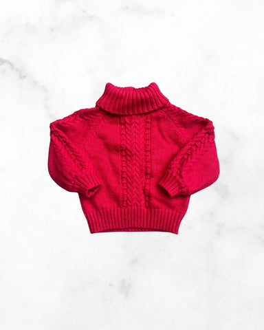 janie & jack ♡ 12-18 mo ♡ cable knit turtle kneck