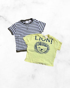 zara ♡ 6-9 mo ♡ lion tee bundle