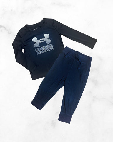 gap/under armour ♡ 2t ♡ lightweight jogger & dri-fit long sleeve set