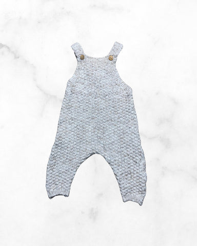 zara ♡ 1-3 mo ♡ cream knit overalls