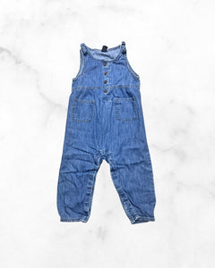 gap ♡ 18-24 mo ♡ chambray tank romper