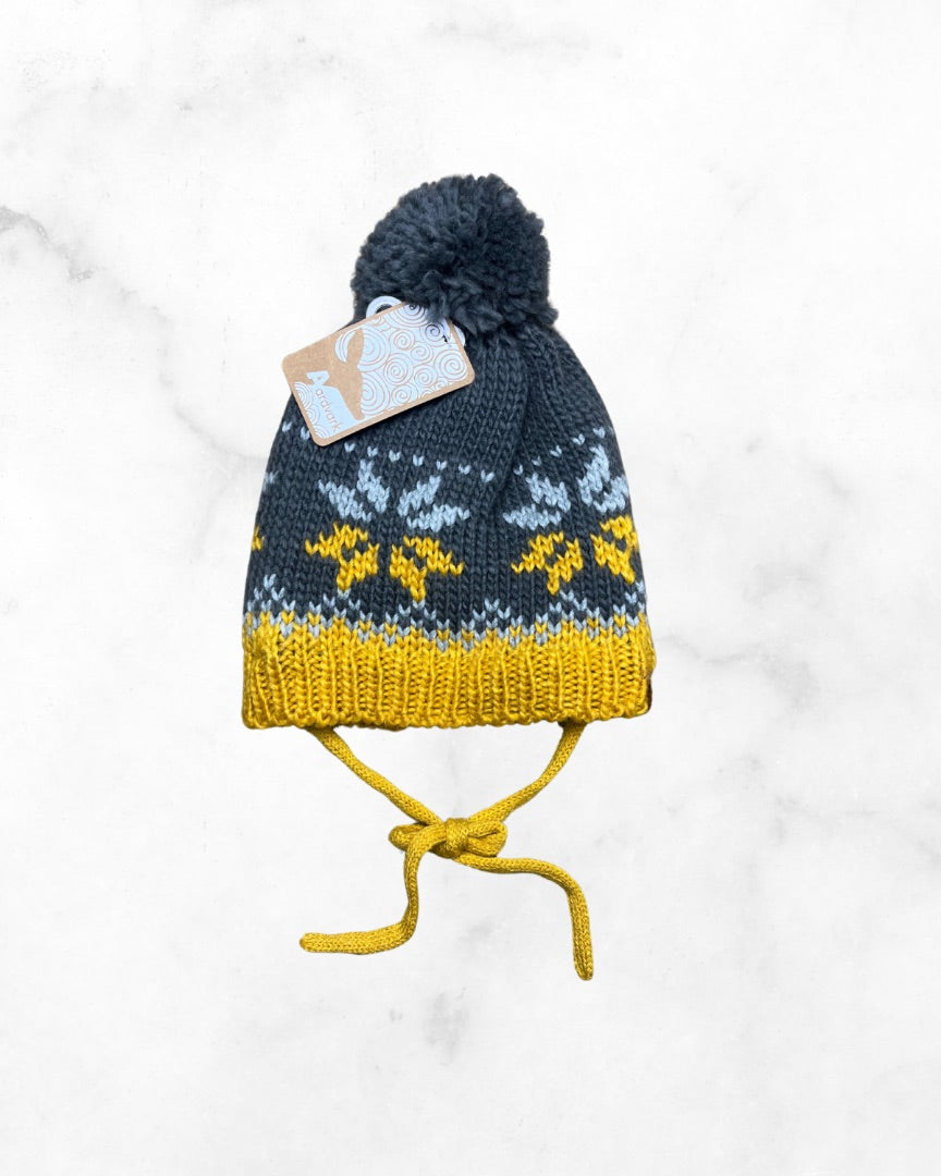aardvark ♡ 2t ♡ grey knit pom hat