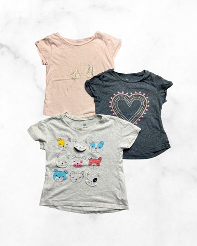 gap ♡ 4t ♡ dog flap graphic tee bundle