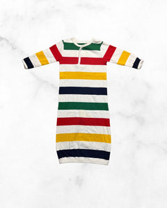hudson's bay company ♡ 0-6 mo ♡ striped sleep gown
