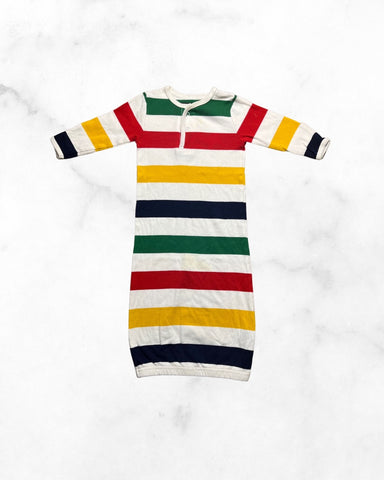 hudson's bay company ♡ 0-6 mo ♡ striped sleep gown