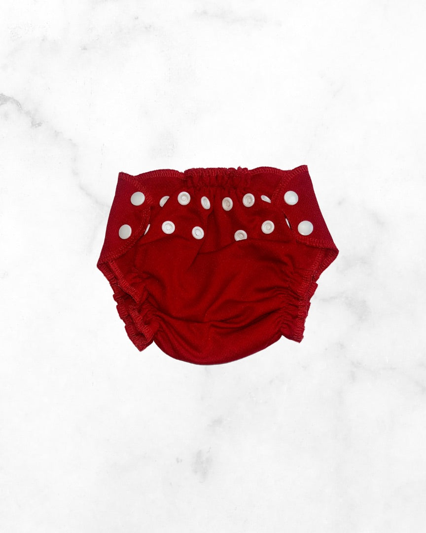 annie marie padorie ♡ s ♡ red swim diaper