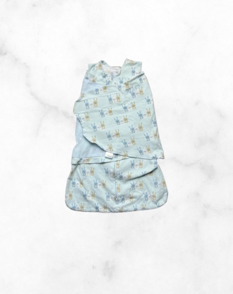 halo ♡ 0-3 mo ♡ bunny cotton sleep swaddle