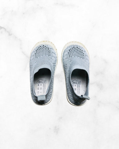 jan & jul ♡ 6 ♡ slip on knit shoe grey
