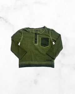 hudson ♡ 2t ♡ long sleeve pocket henley