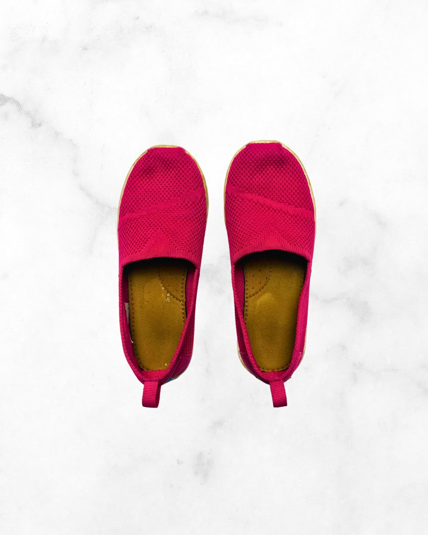 toms ♡ 12 ♡ fuchsia alpargata shoes