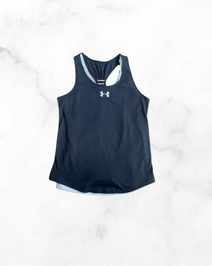 underarmour ♡ 10 ♡ black double the fun tank
